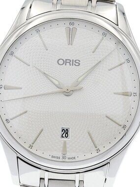 ORIS Artelier 01 733 7721 4051 Date Silver Dial Automatic Men's Watch_947502